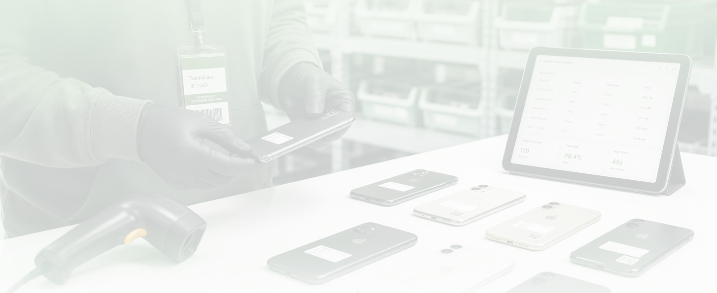 Used Apple device quality control workflow in Hong Kong